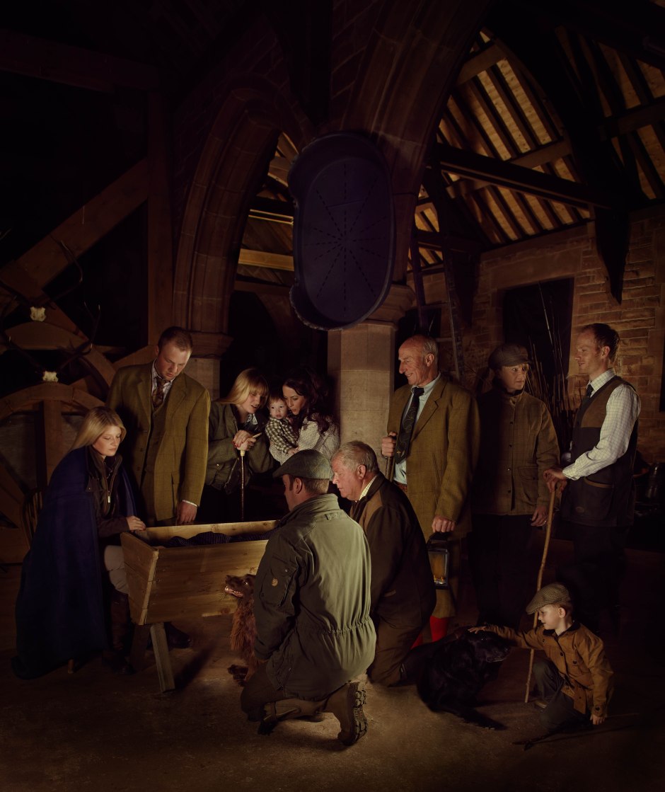 Adoration of the Keepers, after Rembrandt, ©James Hall