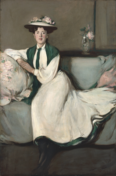 The White Dress: Portrait of Jean, 1904, JD Fergusson