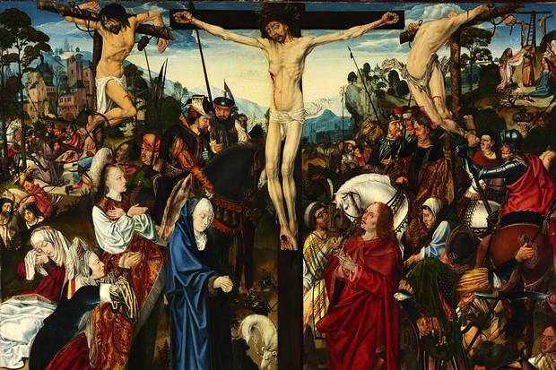 The Crucifixion, The Master of the Aachen Altarpiece, c1490