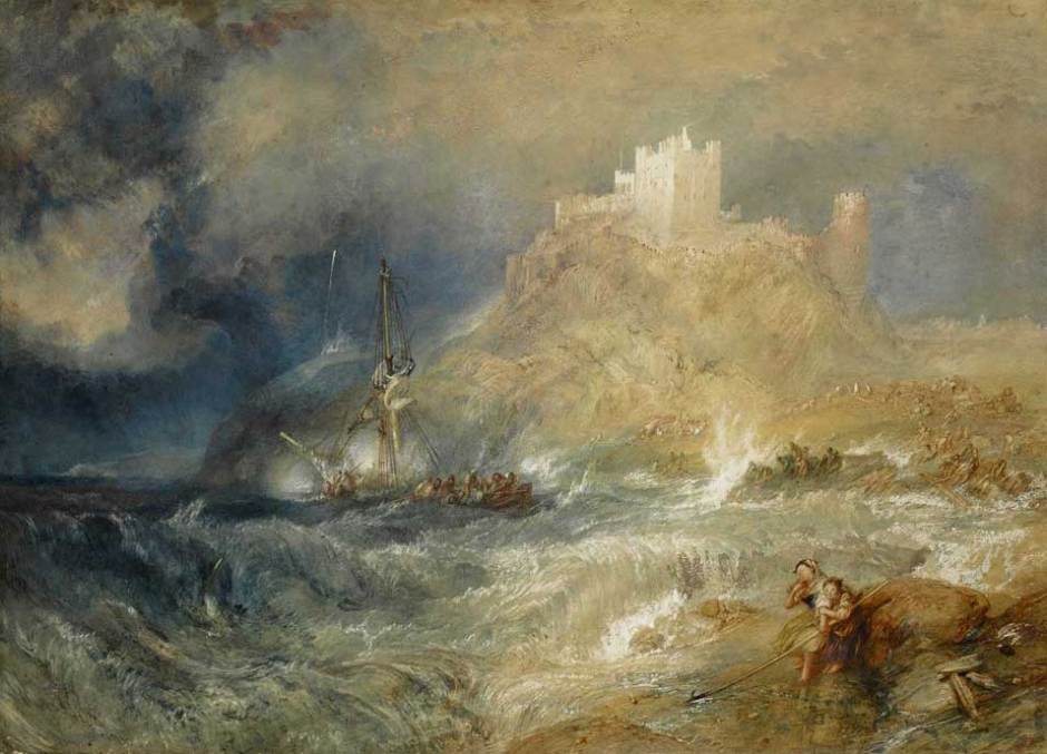 Bamborough Castle, 1837