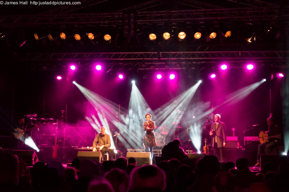 Julie Fowlis opened the evening with a wonderful set. It would have been worth the journey just to hear her. 