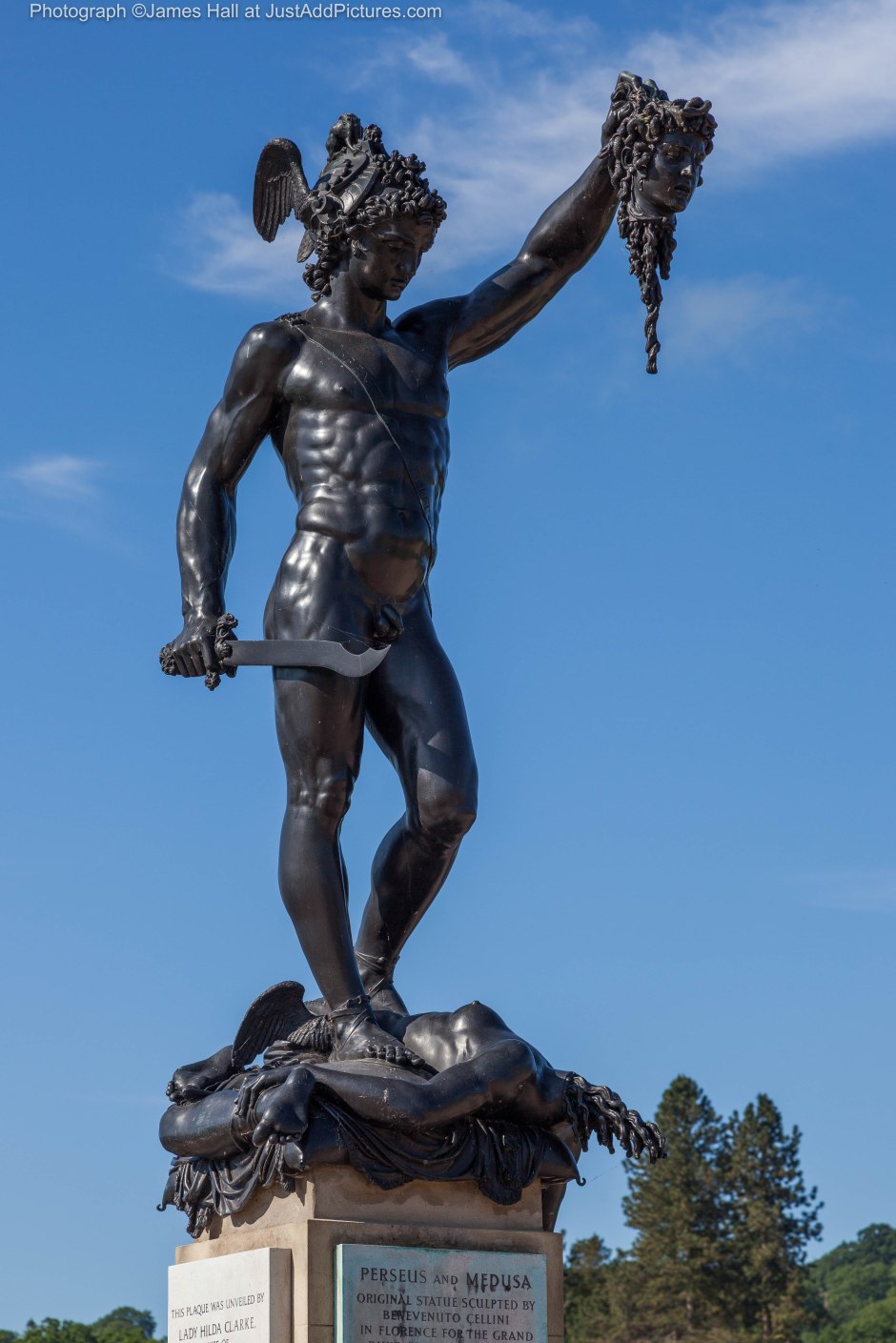 This superb bronze of Perseus and Medusa by Cellini is a highlight of Trentham Garden and was a core exhibit at the recent exhibition Bronze at the Royal Academy.