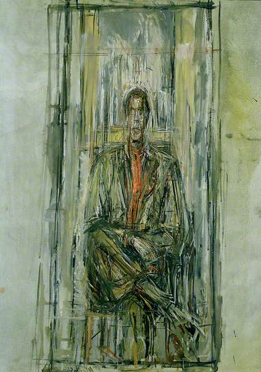 Diego Seated, 1948 Albert's brother Diego was perhaps his most persistent model over the course of the artists life.
