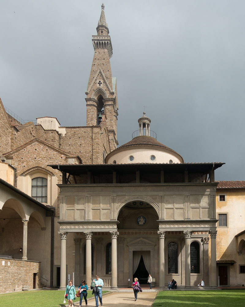 The Pazzi Chapel, part of the Basilica di Sante Croce